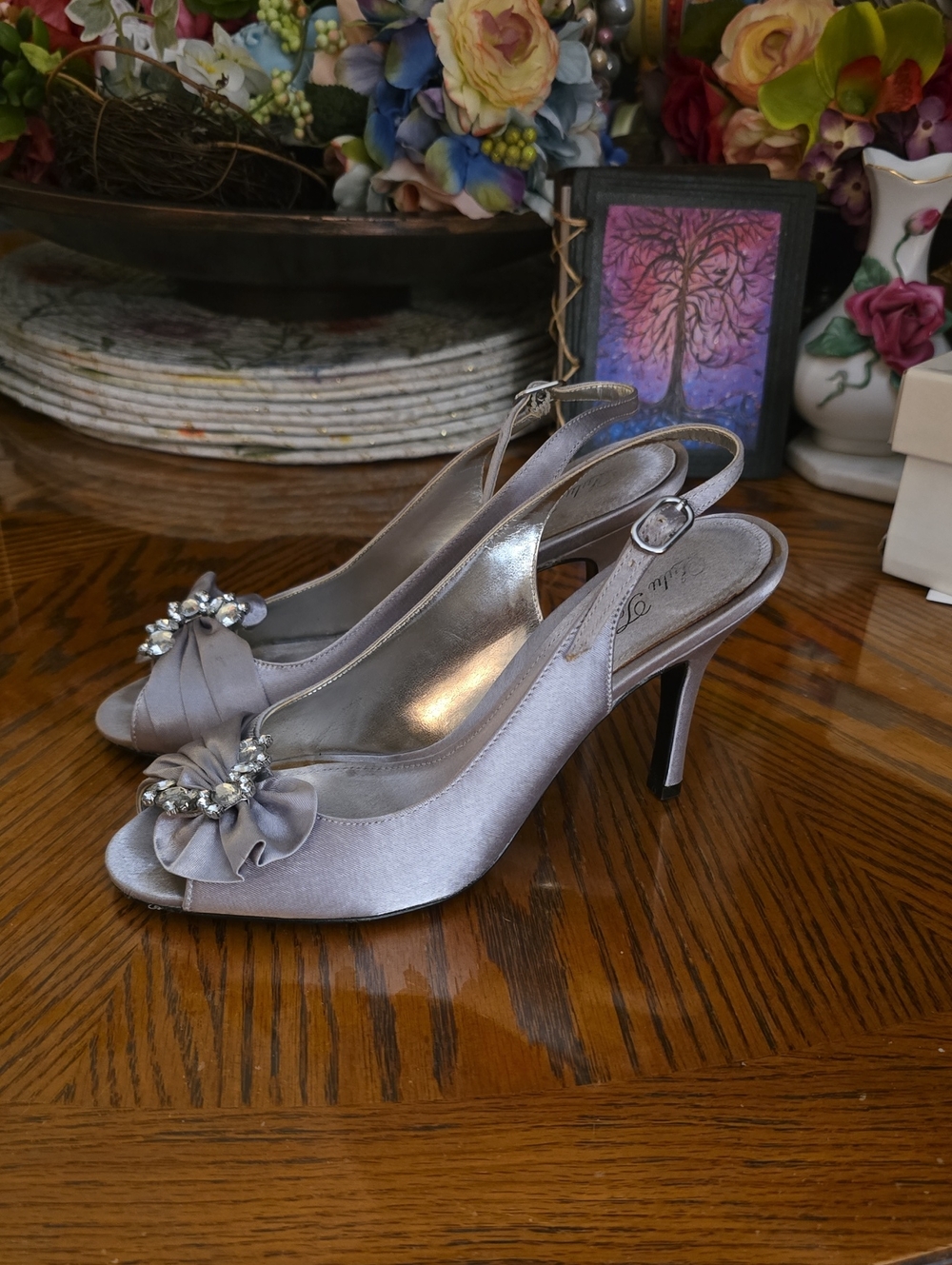 Lulu Townsend Slingback Opened-Toed Heels